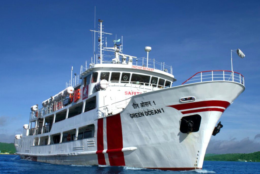 Green Ocean 1 ferry in Andaman Islands