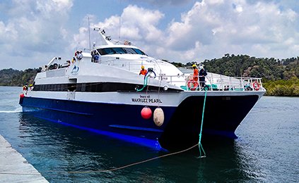 Makruzz Pearl ferry in Andaman Islands