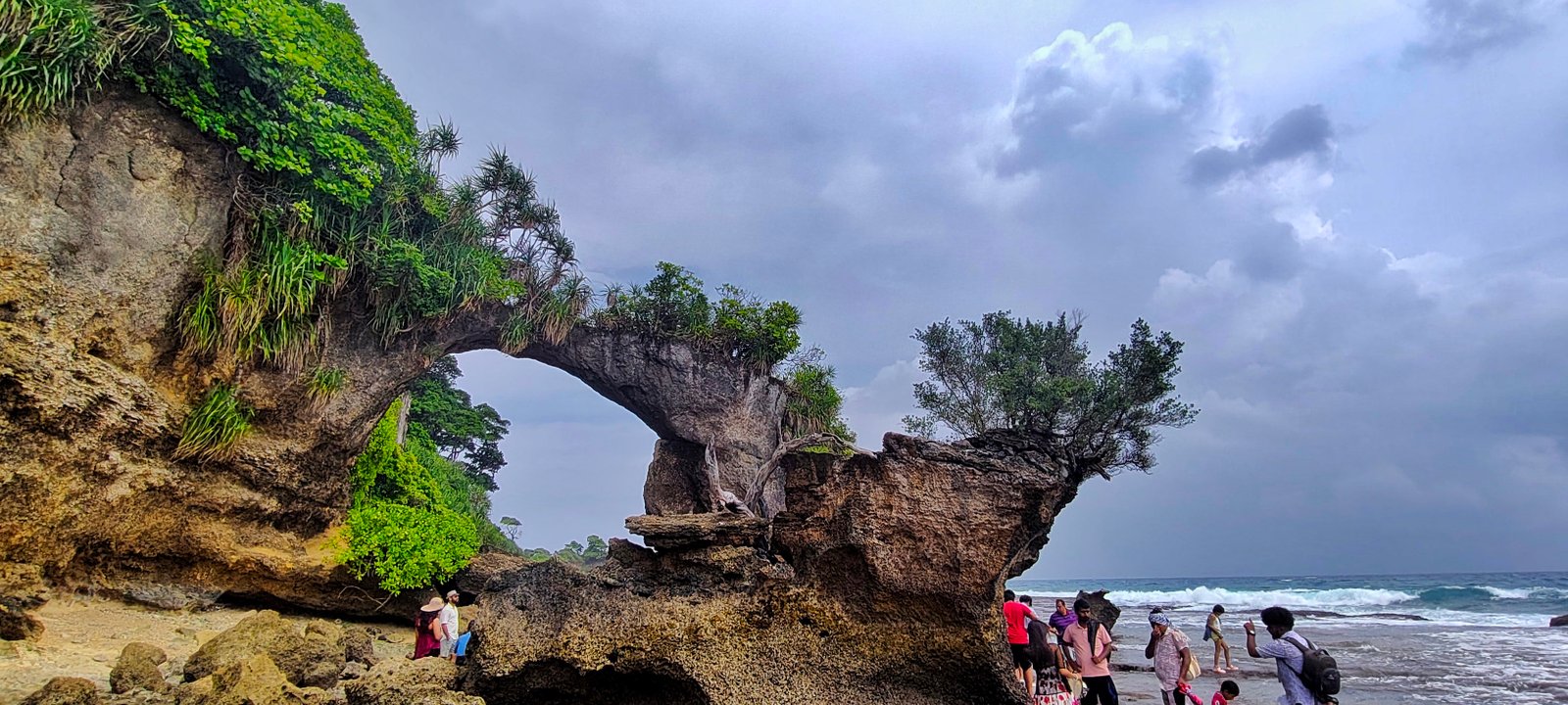 Neil Island Andaman beach and natural coral formations